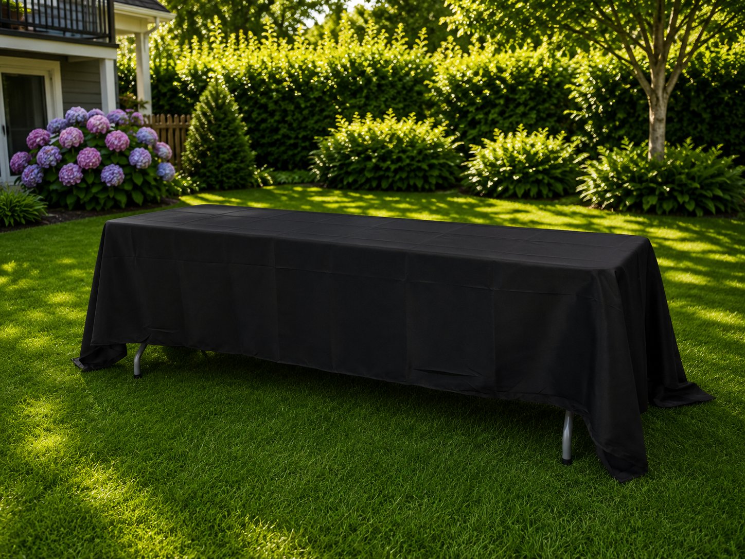 Floor-Length Linen (Black)