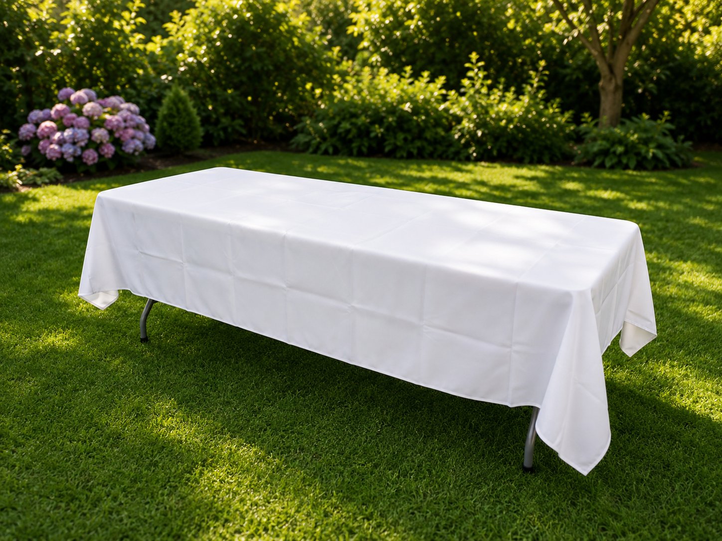 Floor-Length Linen (White)